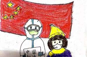 送给疫情地区的绘画图〃送给疫情防控者的话