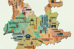 云南旅游线路〃云南旅游线路地图高清版大图