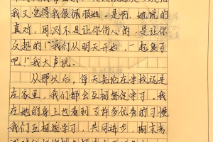 【学习身边榜样/我心中的榜样400字】