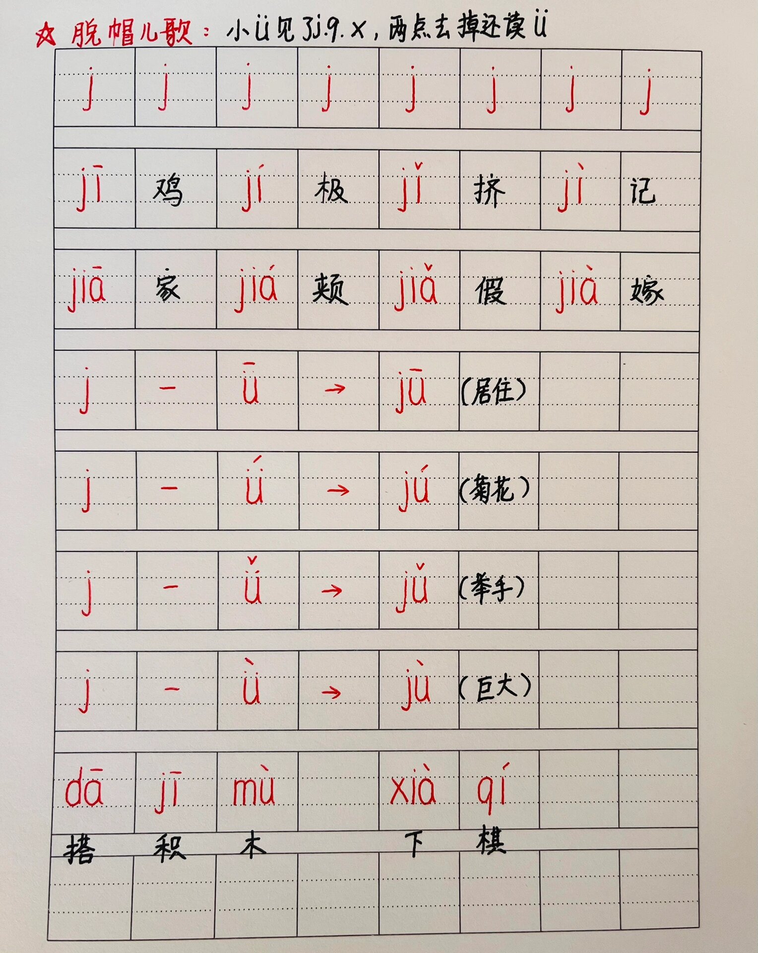【中文拼音学习/学中文拼音基础字母】-第2张图片