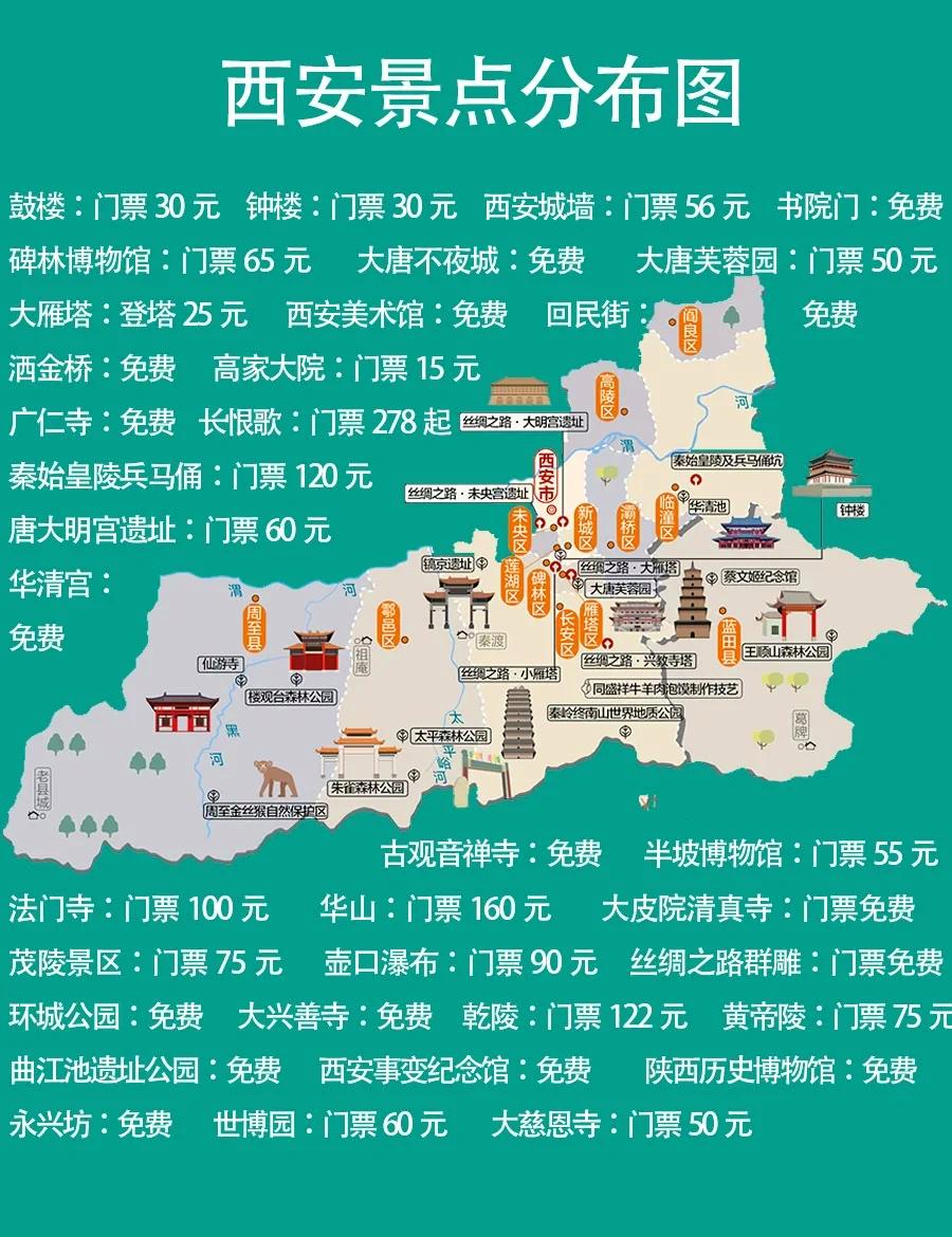 【陕西旅游地图/陕西旅游地图全图可放大】-第2张图片