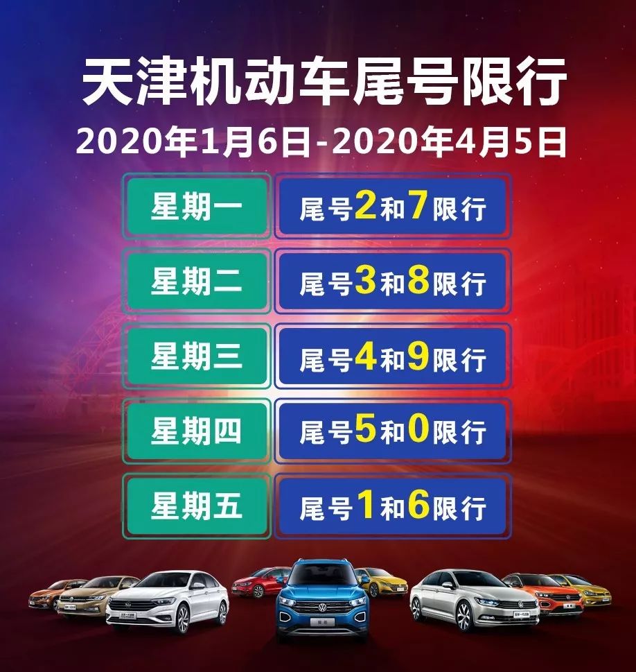 【天津限号2020年时间表/2020年天津限号查询】-第1张图片